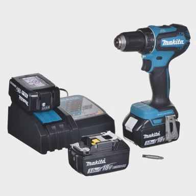 MAKITA Akumulatorska bušilica/odvijač DDF485RF3J, 18V, 3×3,0 Ah