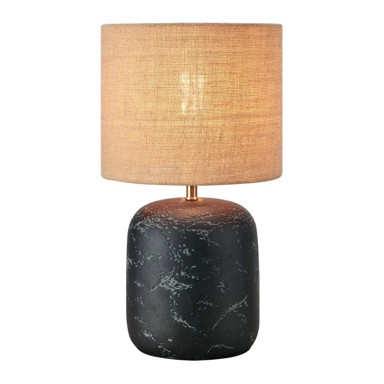 MARKSLÖJD Crna/u prirodnoj boji stolna lampa sa sjenilom od jute (visina 45 cm) Montagna 