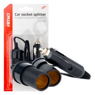 AMIO Splitter utičnica upaljača 12/24V
