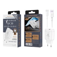 TECHNACY Zidni brzi punjač, USB, sa Type C kabelom, 5A, 100cm