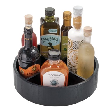 IDESIGN Drveni okretni organizator začina Merry-go-round