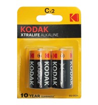 KODAK Baterija, XTRALIFE ALKALINE C LR14, 2 komada