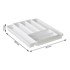 ROTHO Bijela plastična komoda za ladicu 39,7 x 34 cm Domino