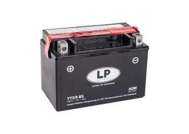LANDPORT Moto akumulator AGM MB YTX9-BS 8Ah 110A L+ (15,1x8,7x10,6)