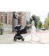GRACO Kolica 2u1 Myavo, autosjedalica SnugEssentials i-Size R129, Midnight, crna