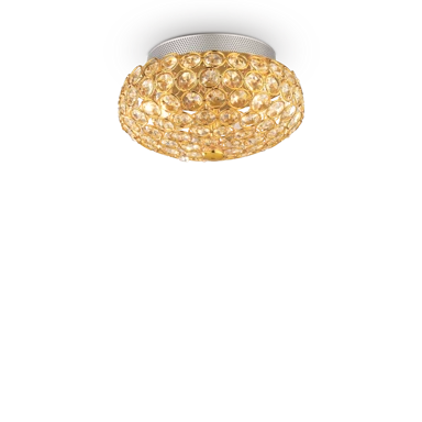 IDEAL LUX Stropna svjetiljka King ID075402, G9, zlatna