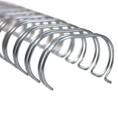 KLIPKO Žičane spirale, 6,4 mm, srebrne