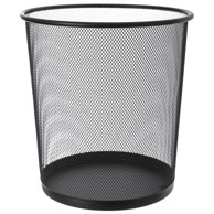 NORTHIX Crna metalna kanta za smeće 6 L za moderne prostore
