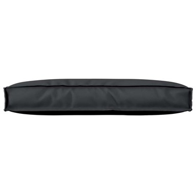 Jastučić za naslon 80 x 40 x 12 cm Oxford tkanina, crna