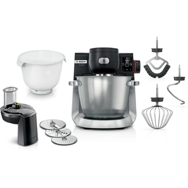BOSCH Kuhinjski robot Serie 6 MUMS6ZS23D, 1600 W, 5,5 L, crno-bijeli, nehrđajući čelik