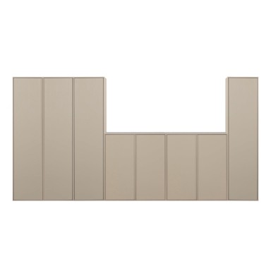 VTWONEN Krem modularni garderobni ormar od masivnog bora 400x200 cm Daily 
