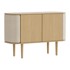 UMAGE Bež/u prirodnoj boji niska komoda u dekoru hrasta, 109x75 cm Treasures