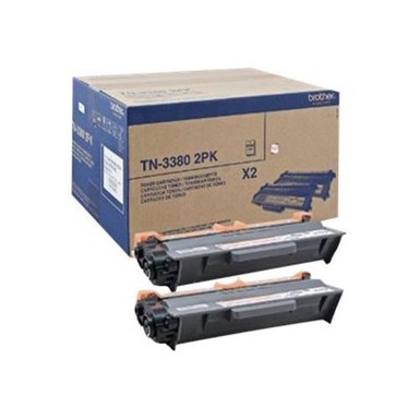 BROTHER Toner TN3380 original, 2 komada, crna