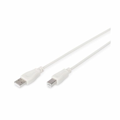 DIGITUS USB kabel A-B 1,8 m, sivi