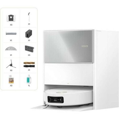 DREAME Robotski usisavač Aqua10 Ultra Complete, sa samočistećom stanicom, bijela