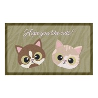 ARTSY DOORMATS Otirač 40x70 cm Hope You Like Cats