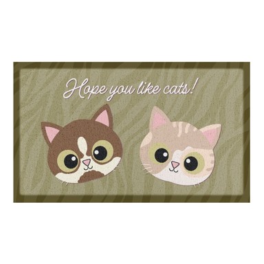 ARTSY DOORMATS Otirač 40x70 cm Hope You Like Cats