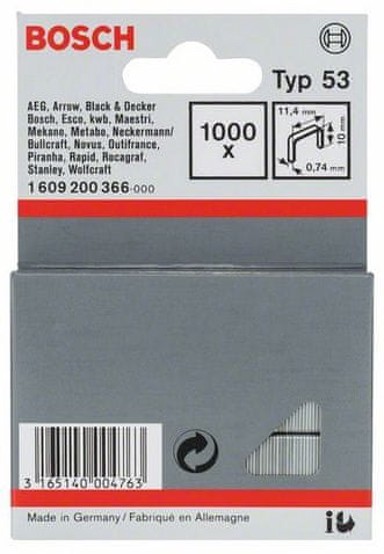 BOSCH Spajalica od tanke žice TIP 53 1609200366