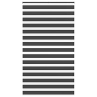 Zavjesa zebra crna 135x230 cm širina tkanine 130,9 cm poliester
