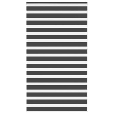 Zavjesa zebra crna 135x230 cm širina tkanine 130,9 cm poliester