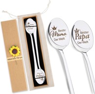 NIKCORP Set žličica FAMCUCHE Best Mum Best Dad, 2 kom