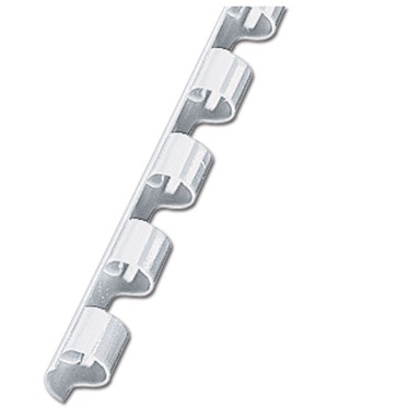 FORNAX Plastična spirala za uvez, 8 mm, 100 komada, bijela