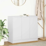 Komoda, 85x34x76 cm, konstruirano drvo, bijela