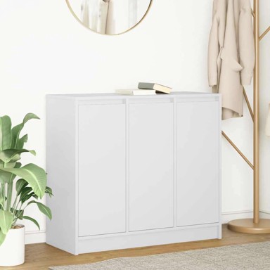 Komoda, 85x34x76 cm, konstruirano drvo, bijela