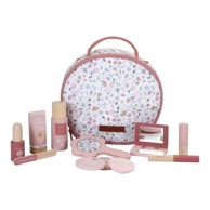 LITTLE DUTCH Set za uljepšavanje Beauty Case, drvo i tekstil, 10 dijelova, 21 x 21.7 x 9 cm, dob 3+