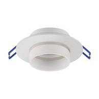 Okrugla ugradbena lampa Zodiac C, bijela