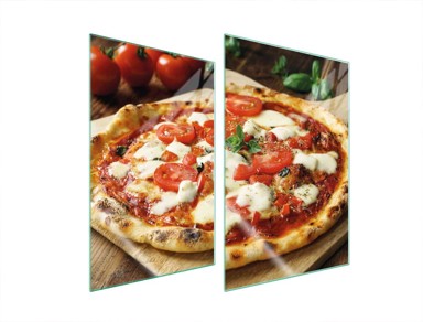 TMK Staklena zaštita za štednjak ili ploču za kuhanje iz dva dijela 35x52, pizza