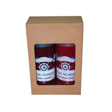 TEAK Tekućine za čišćenje i poliranje tikovog drveta 2x0,95 litara Wonder