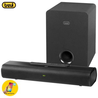 TREVI Soundbar zvučnik + bežični subwoofer SB 8380 SW, 90W RMS, Bluetooth 5.0, crni