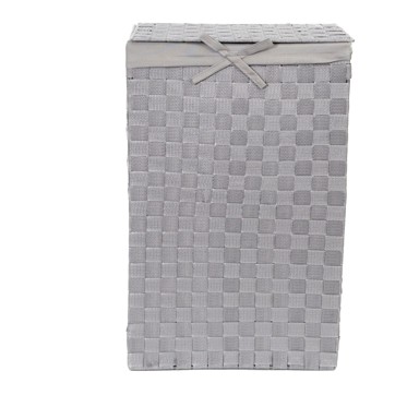 COMPACTOR Siva košara za rublje Laundry Basket Linen, visina 60 cm