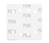 NEO Brusni papir P240 113 x 113 mm 8 rupa 5 kom.