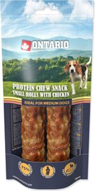 ONTARIO Dog Medium Breed poslastica 2 kom, 12,7 cm, piletina