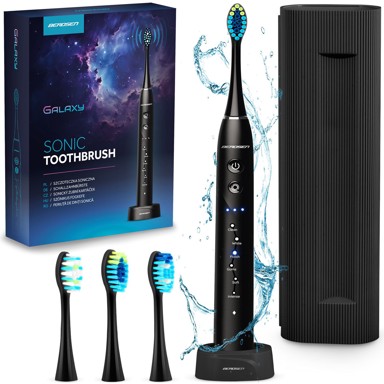 BERDSEN Četkica za zube Galaxy Sonic, crna