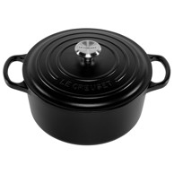 LE CREUSET Okrugla posuda za pečenje Signature 22 cm crna