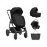 KIKKA BOO Kolica 3u1 Modena, crna