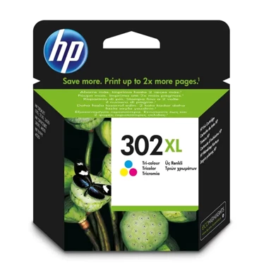 HP Tinta, 302XL High Yield, tri-boje