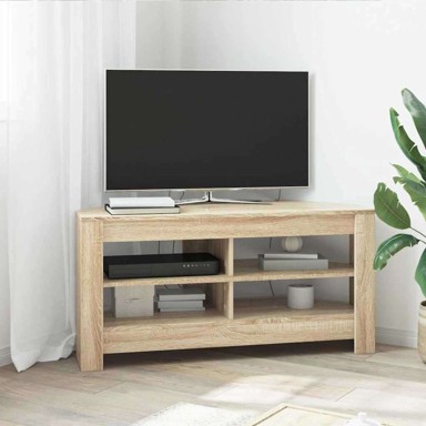 Kutni TV ormar 102×40,5×45 cm konstruirano drvo, sonoma hrast