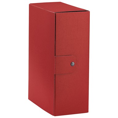 ESSELTE Mapa s gumbom Eurobox, A4, hrbat 120 mm, C3216, crvena