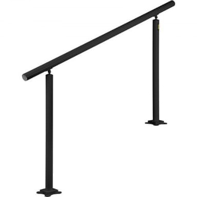 VEVOR Komplet ograde za stepenice podesivog kuta, 152.8 x 91 cm, crna