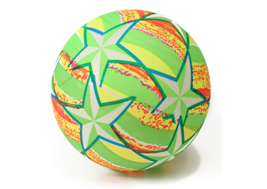 Gumena lopta Bright Stars, zelena, 24 cm