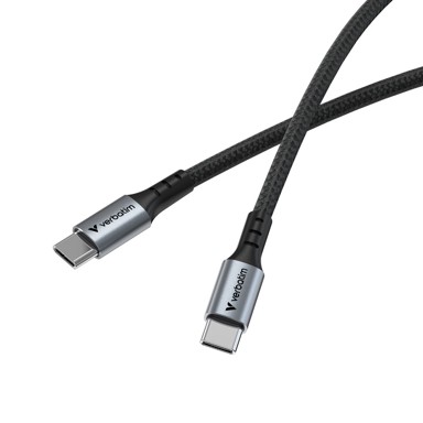 VERBATIM Sync & Charge kabel USB-C na USB-C, 100 W, 120 cm