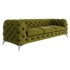 ROPEZ Zelena baršunasti sofa 243 cm Chelsea, 243x100x75 cm