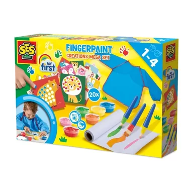 SES CREATIVE My First mega set za bojanje prstima