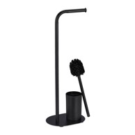 NORTHIX WC set s 2 zamjenske glave četke, mat crni