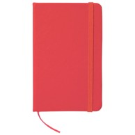 MIDOCEANBRANDS Notes MO180005, s gumicom, crte, A6, 96 listova, šamoa, crvena