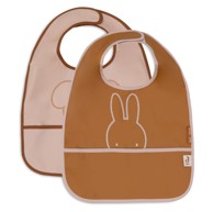 JOLLEIN Podbradnjak Miffy Peekaboo, rozo smeđi